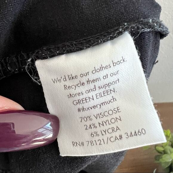 Eileen Fisher Black Business Casual Professional Office Career Pants Large - Picture 8 of 8